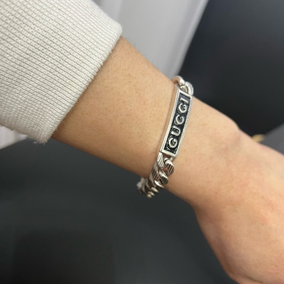 🥳SALE 🥳 Gucci chunky chain bracelet unisex - Picture 1 of 10